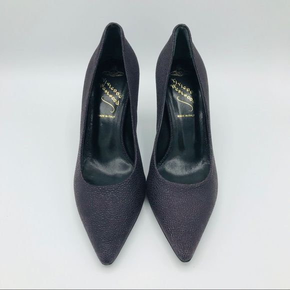 NIB VIVIENNE WESTWOOD PURPLE PUMPS - Picture 3 of 9